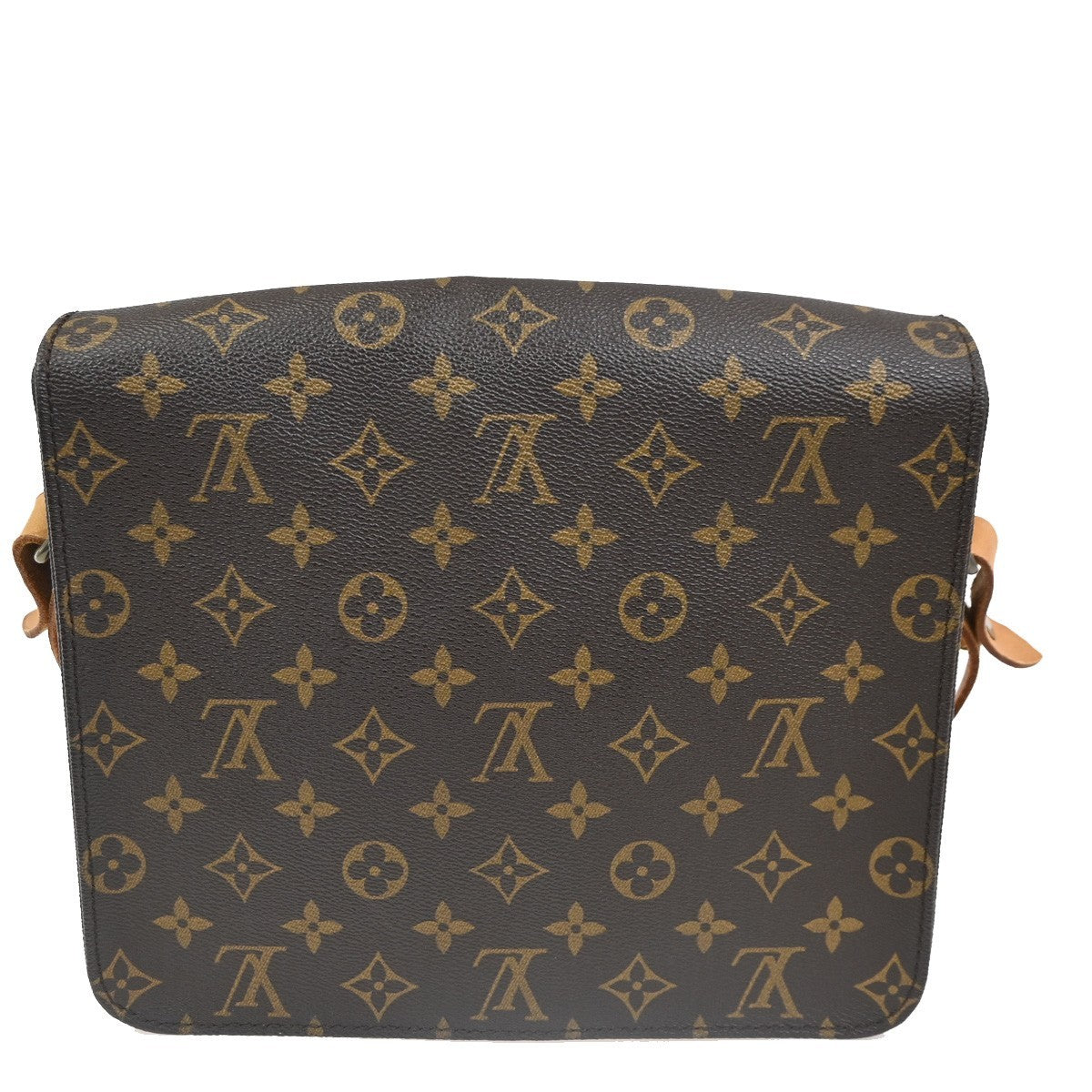 LOUIS VUITTON Cartouchiere GM Shoulder Bag Monogram Leather Brown M51252 72KC721