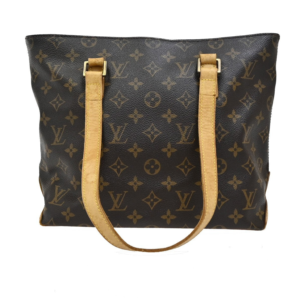 LOUIS VUITTON Cabas Piano Shoulder Bag Monogram Leather Brown M51148 10EE289