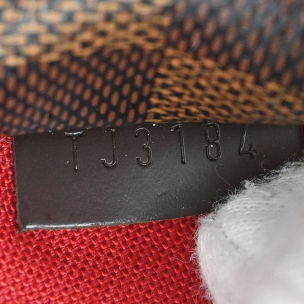 LOUIS VUITTON Logo Totally PM Shoulder Bag Damier Leather Brown N41282 95CA465