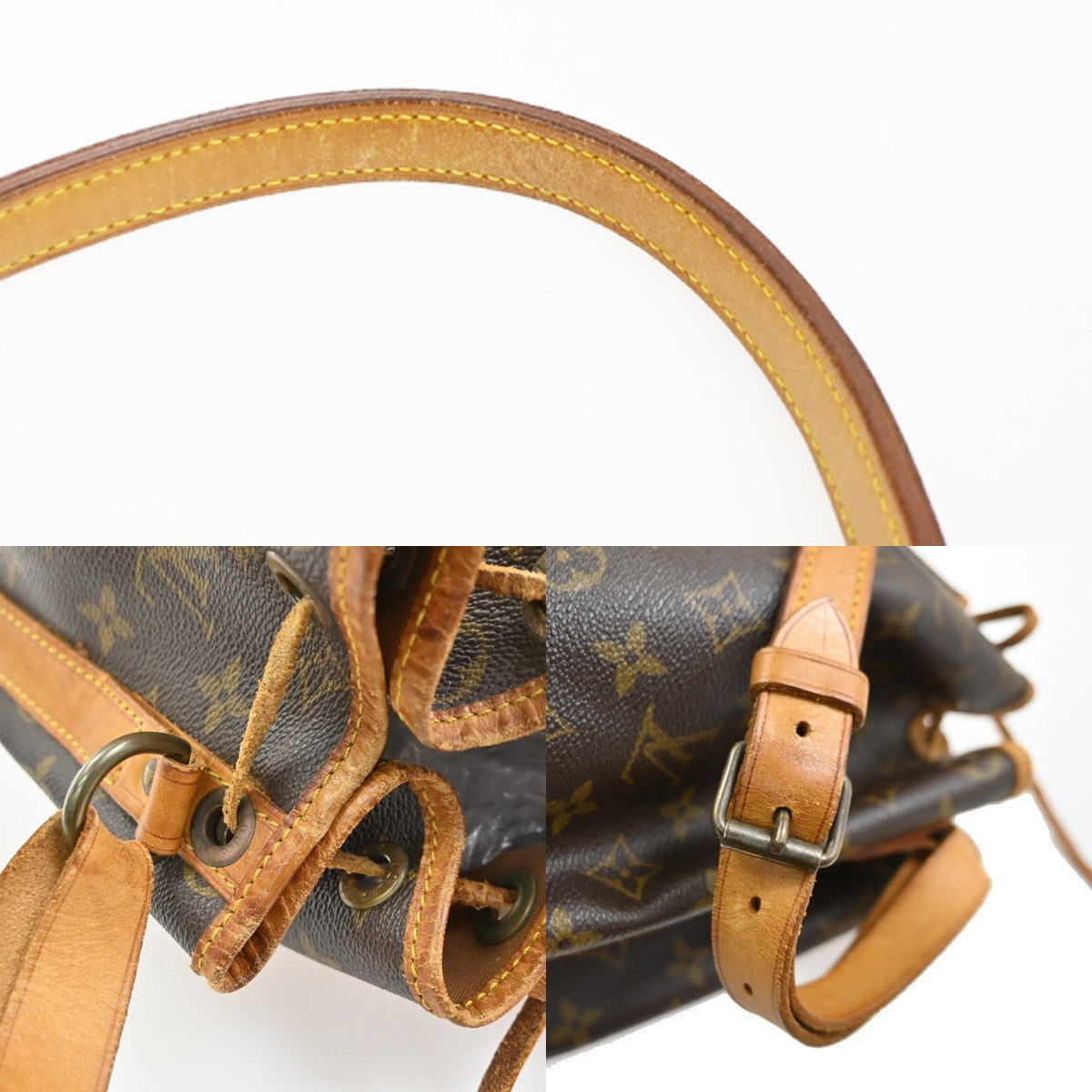 LOUIS VUITTON Noe GM Drawstring Shoulder Bag Monogram Leather BN M42224 83SA066