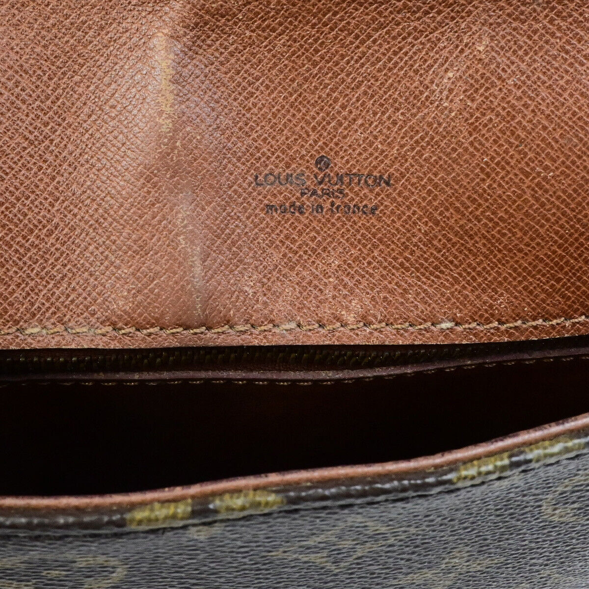 LOUIS VUITTONI Chantilly MM Shoulder Bag Monogram Leather Brown M51233 61SJ537