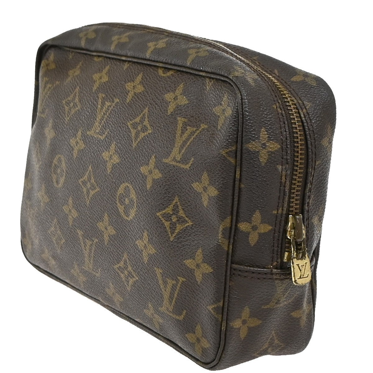 LOUIS VUITTON Trousse Toilette 23 Clutch Hand Bag Monogram Brown M47524 66YJ070
