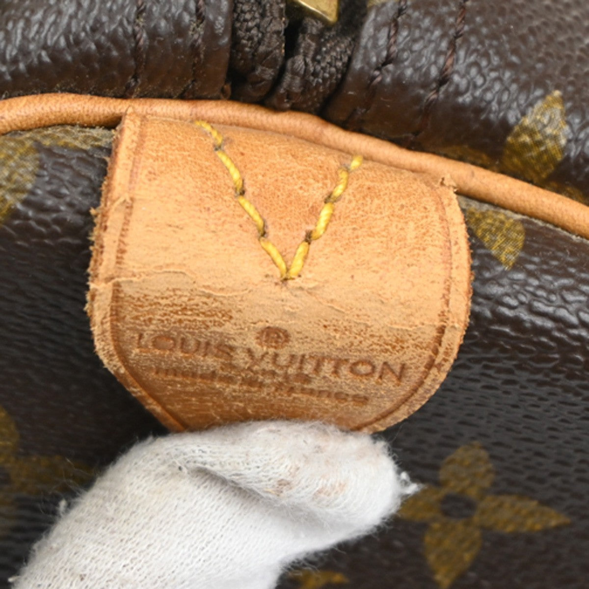 LOUIS VUITTON Keepall 50 Travel Hand Bag Monogram Leather Brown M41426 79MA435