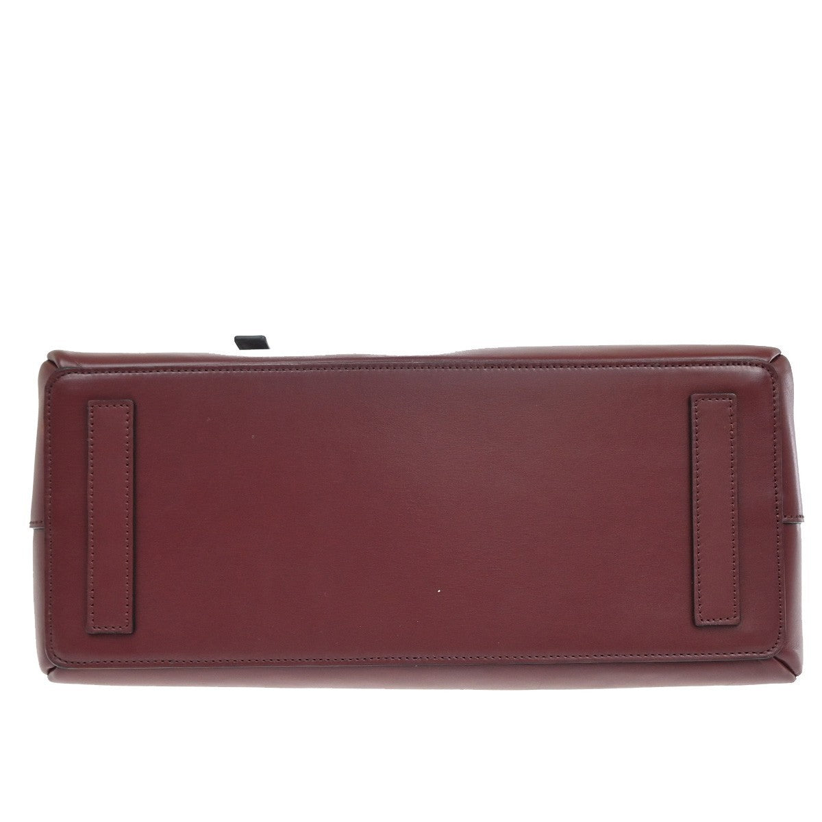 LOEWE Logo Lazo 2Way Shoulder Hand Bag Leather Red Spain 25RF683
