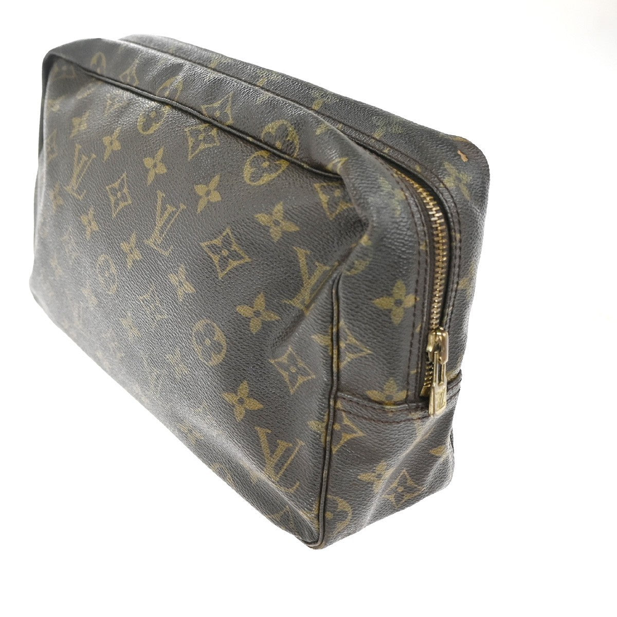 LOUIS VUITTON Trousse Toilette 28 Clutch Hand Bag Monogram Brown M47522 05KC393