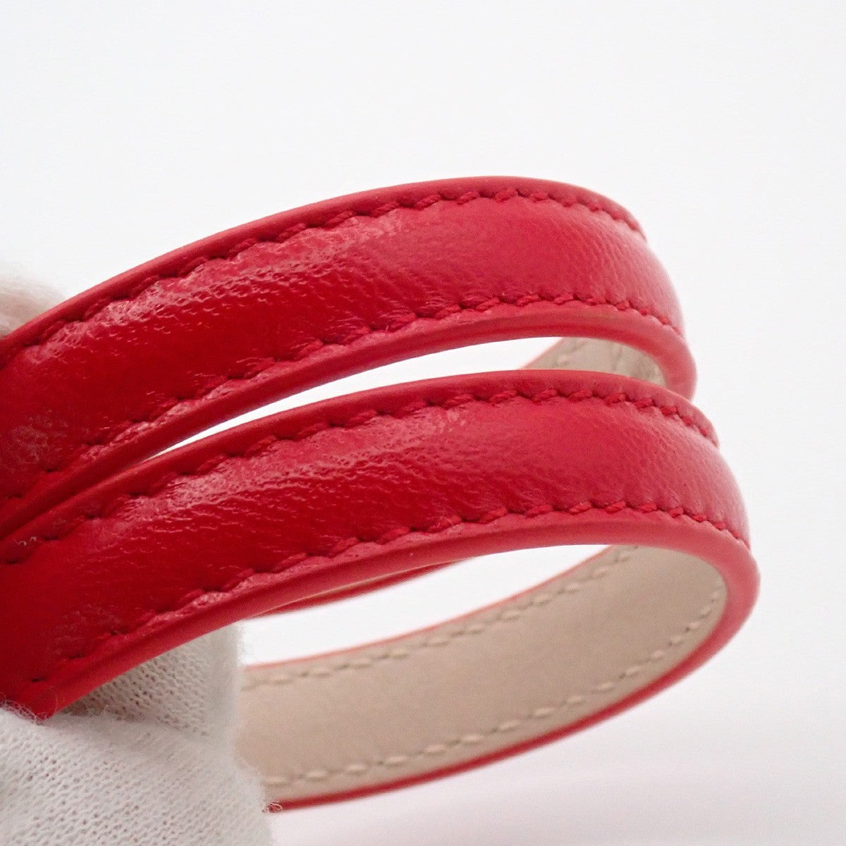BVLGARI Logo Serpenti Forever Bracelet Red Gold Italy Accessory 33RL217