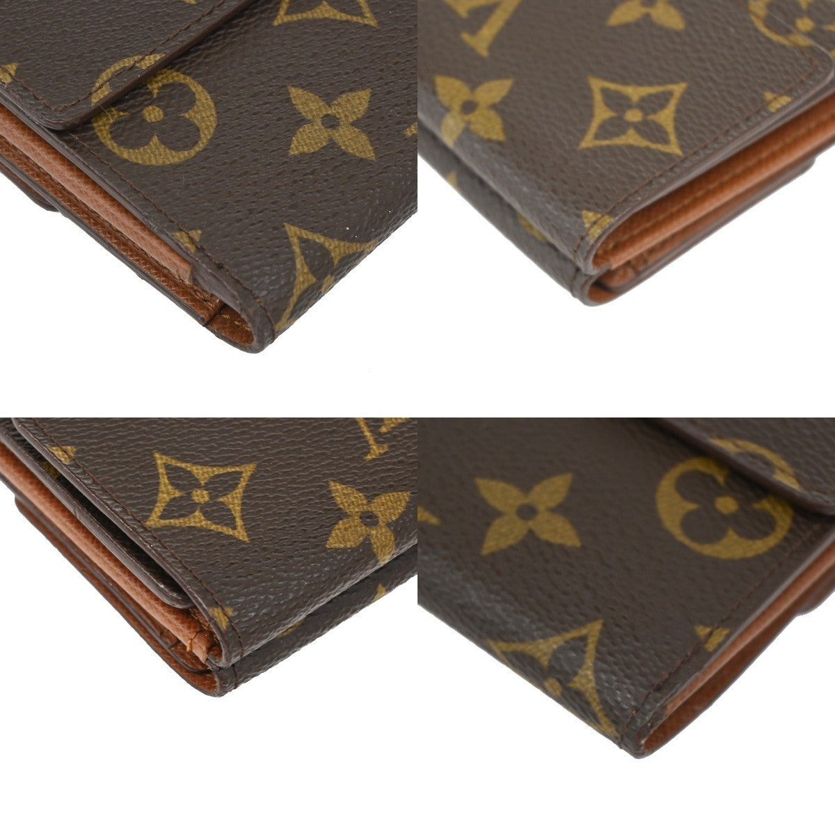 LOUIS VUITTON Porte Monnaie Billet Carte Credit Wallet Monogram M61652 09KB724