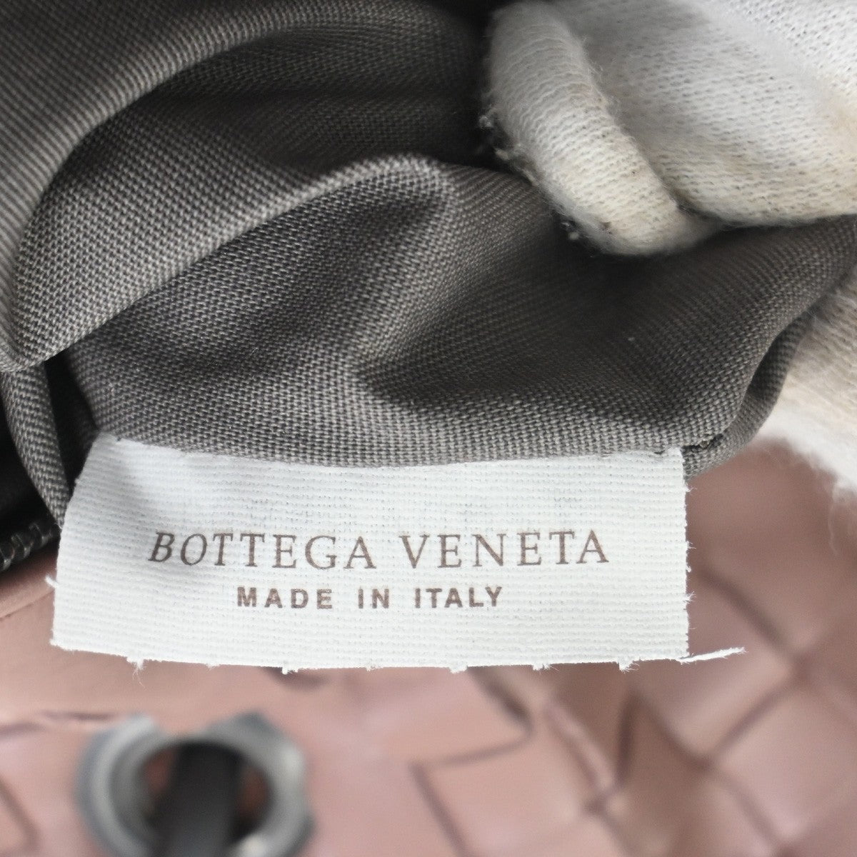 BOTTEGA VENETA Logo Intrecciato Shoulder Hand Bag Leather Pink Italy 25RL757