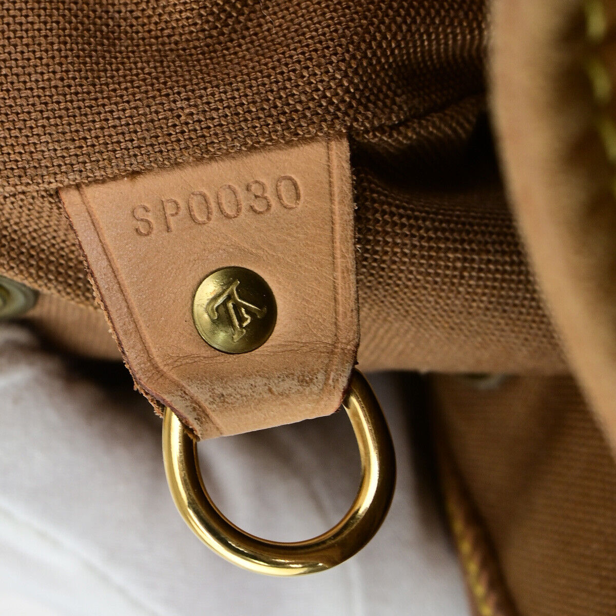 LOUIS VUITTON Montsouris GM Backpack Bag Monogram Leather Brown M51135 79YF441