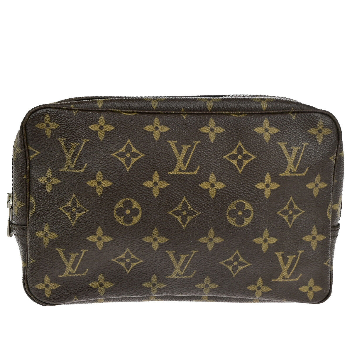 LOUIS VUITTON Trousse Toilette 23 Clutch Hand Bag Monogram Brown M47524 69SJ558