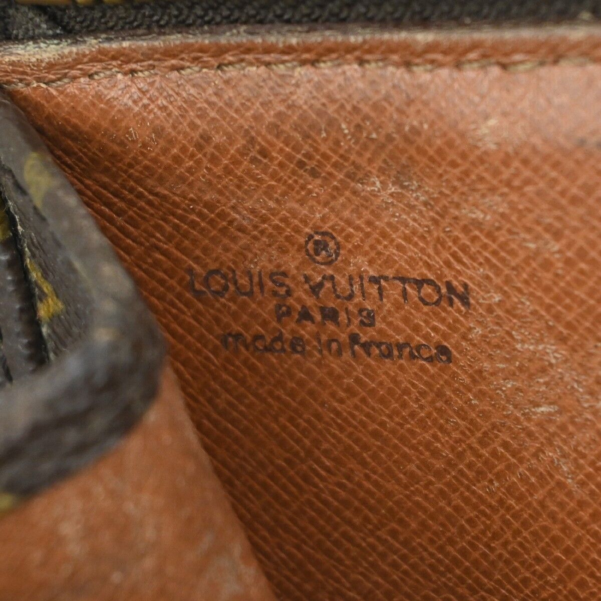 LOUIS VUITTON Poche Documents Clutch Bag Monogram Leather Brown M53457 67EA254