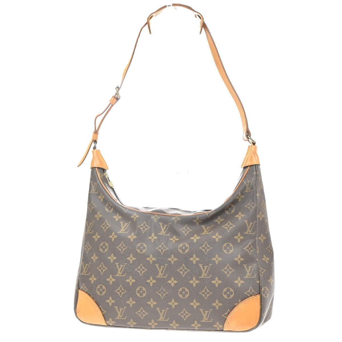 LOUIS VUITTON Boulogne 35 Shoulder Bag Monogram Leather Brown M51260 82KC655