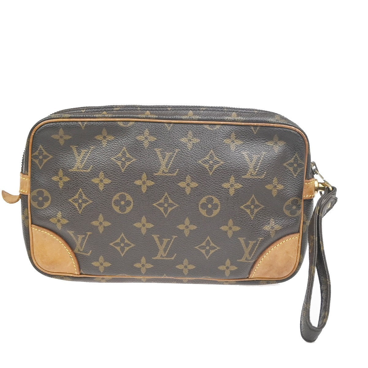LOUIS VUITTON Marly Dragonne GM Clutch Hand Bag Monogram Brown M51825 31KC793