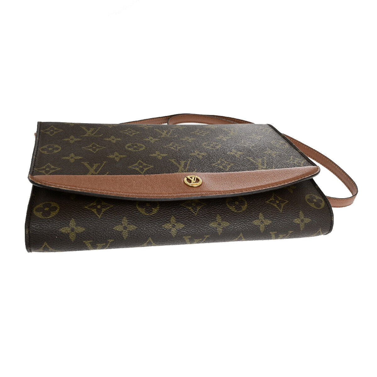 LOUIS VUITTON Bordeaux 2Way Shoulder Clutch Bag Monogram Leather M51797 64YF197