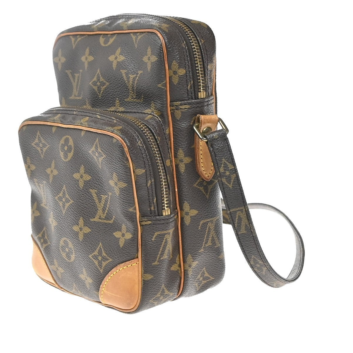 LOUIS VUITTON Amazon Crossbody Shoulder Bag Monogram Leather BN M45236 80EG345
