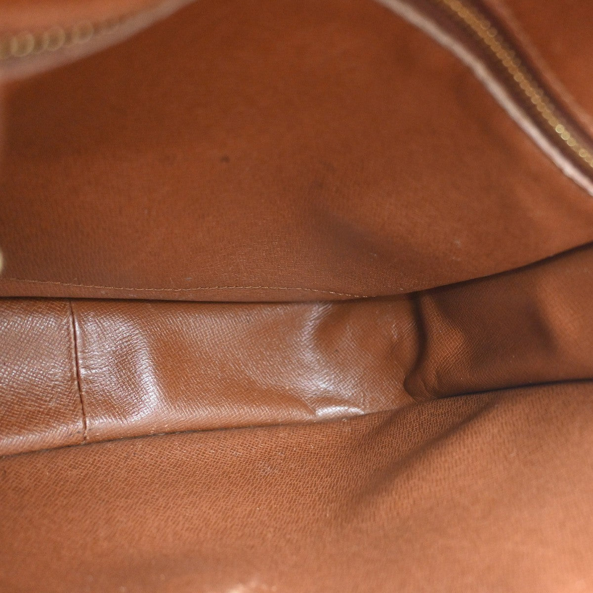 LOUIS VUITTON Saint Cloud GM Shoulder Bag Monogram Leather Brown M51242 34SA130