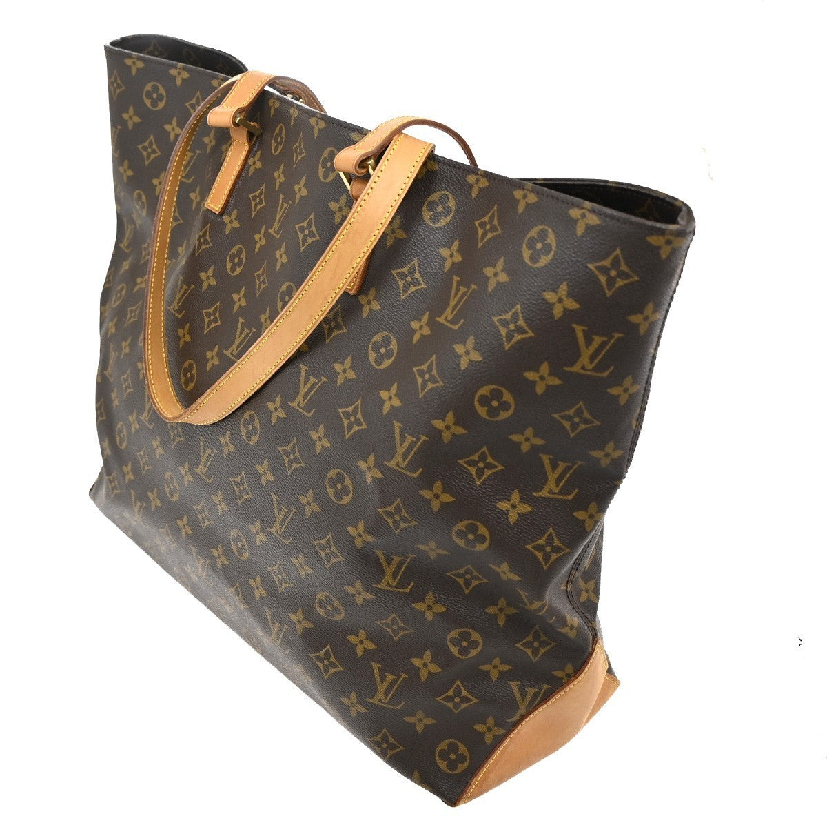 LOUIS VUITTON Cabas Alto Shoulder Bag Monogram Leather Brown M51152  98TA390