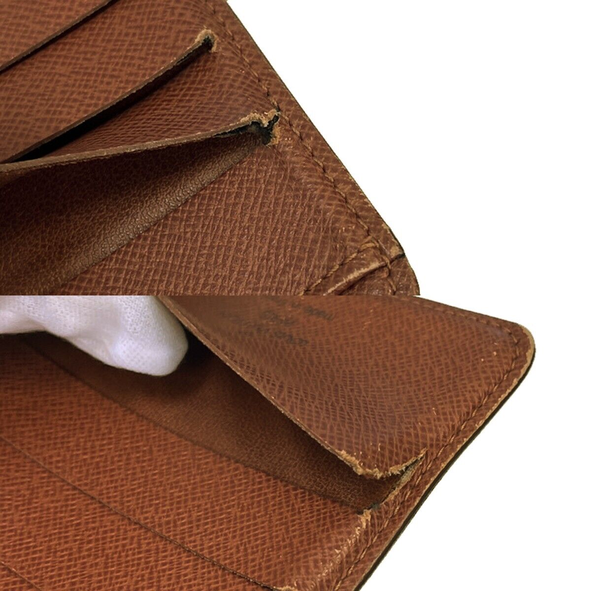 LOUIS VUITTON Porte Papier Zip Bifold Wallet Monogram Leather BN M61207 67GA646