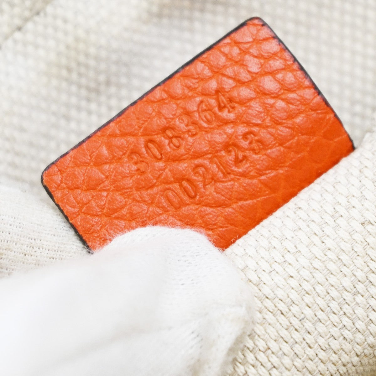 GUCCI Logo Soho Interlocking Crossbody Shoulder Bag Leather Orange GHW 12EG385