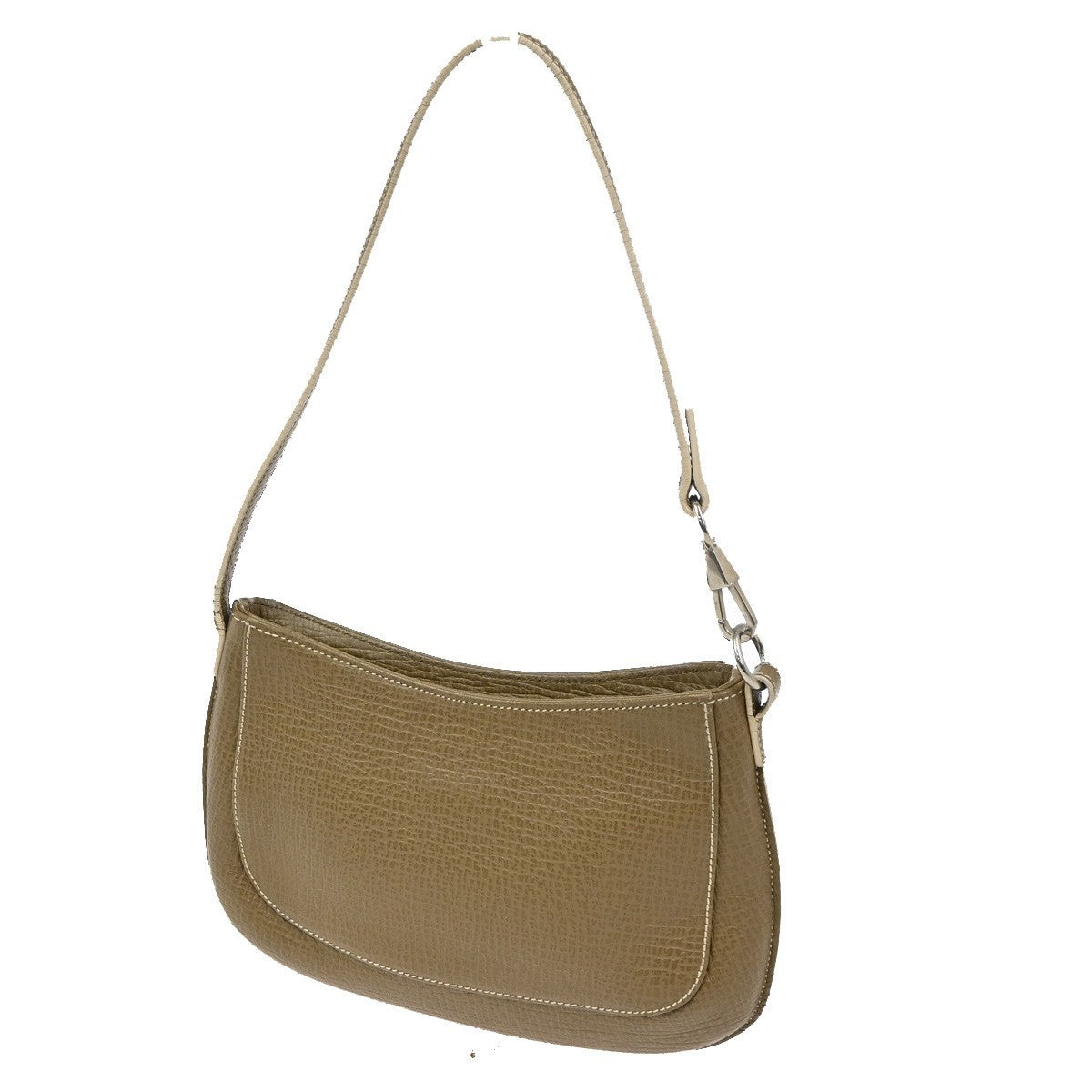 LOEWE Logo Shoulder Bag Embossing Leather Brown Spain SHW 70CA588
