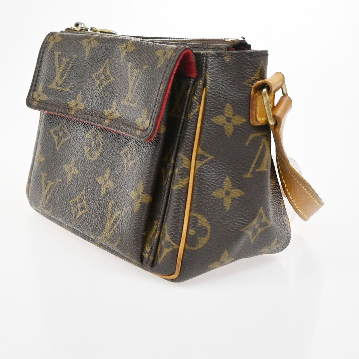 LOUIS VUITTON Viva Cite PM Shoulder Bag Monogram Leather Brown M51165 57TA639
