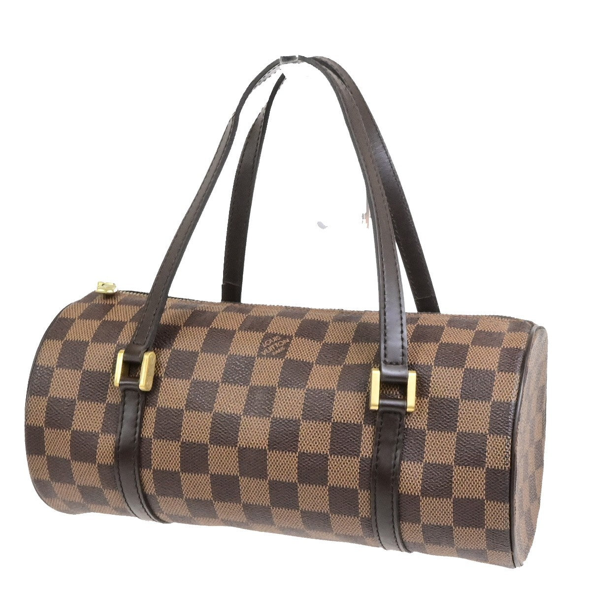 LOUIS VUITTON Papillon PM Hand Bag Damier Ebene Leather Brown N51304 77FB509