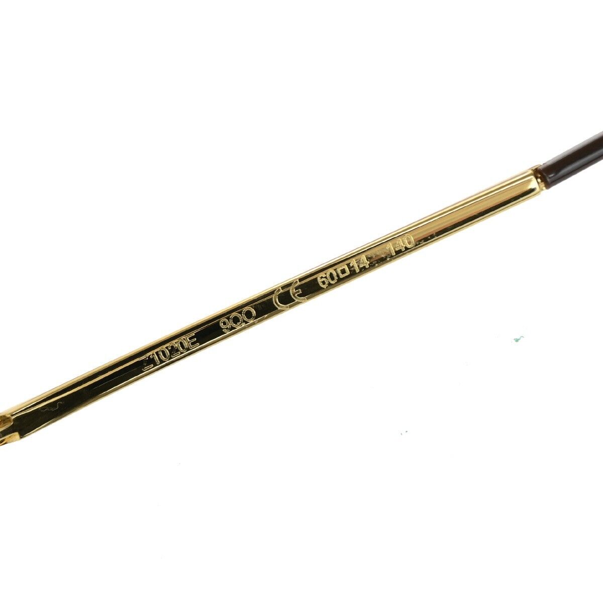 LOUIS VUITTON Clockwise Sunglasses Eye Wear Monogram Metal Gold Z1020E 81YG537