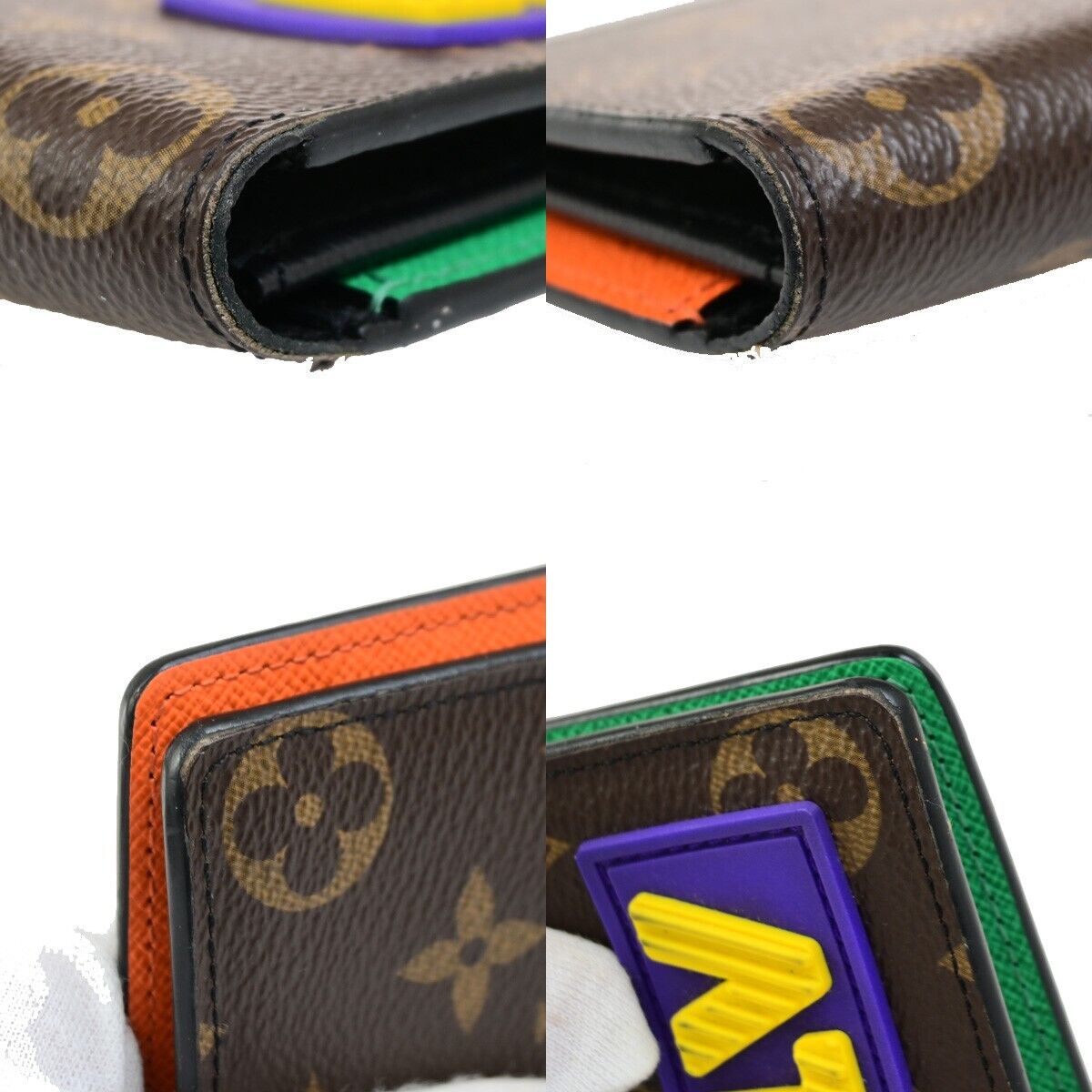 LOUIS VUITTON Portefeuille Brazza NM Long Wallet Monogram Brown M80523 89FB265