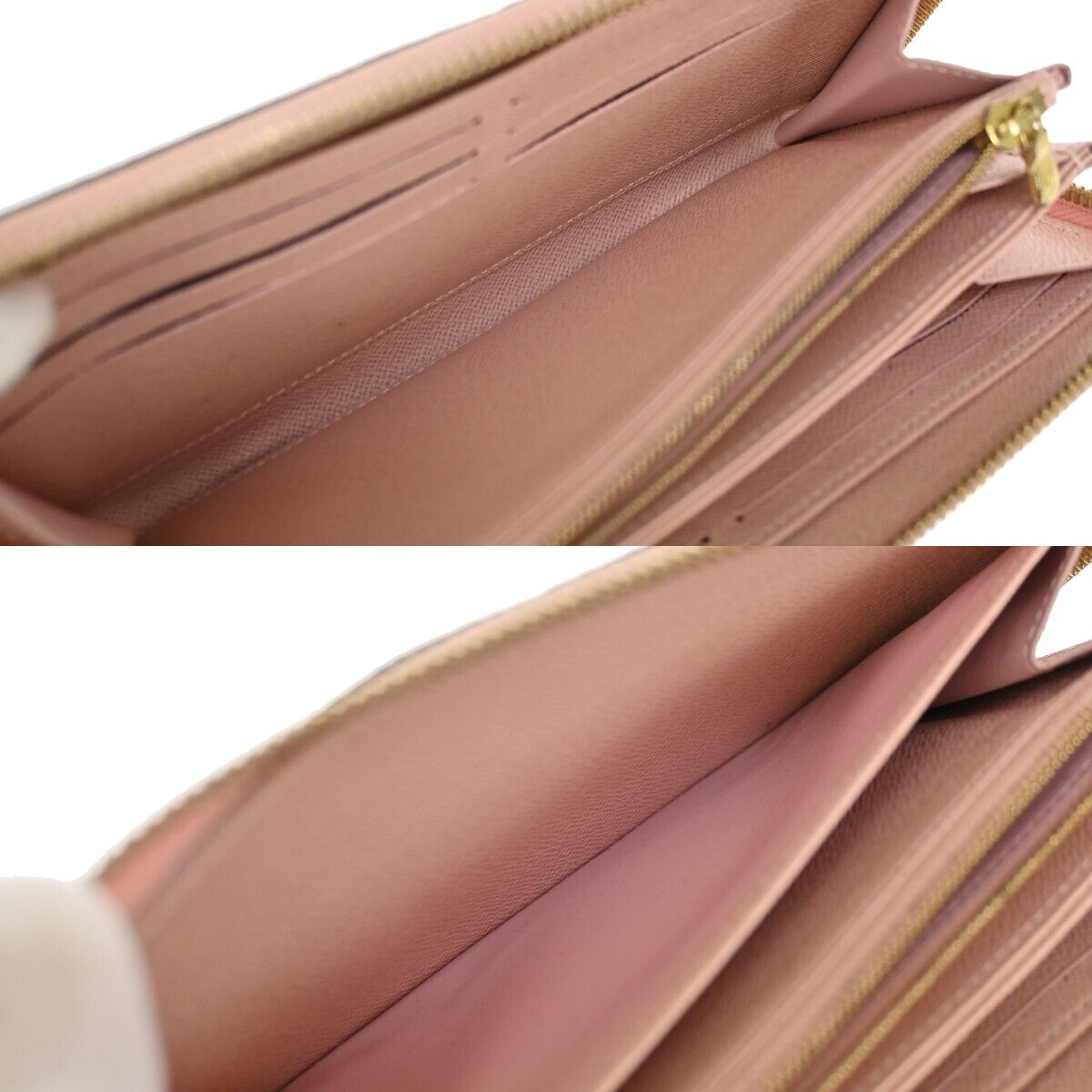 LOUIS VUITTON Zippy Wallet Long Bifold Purse Epi Leather Pink M62067 30GA974