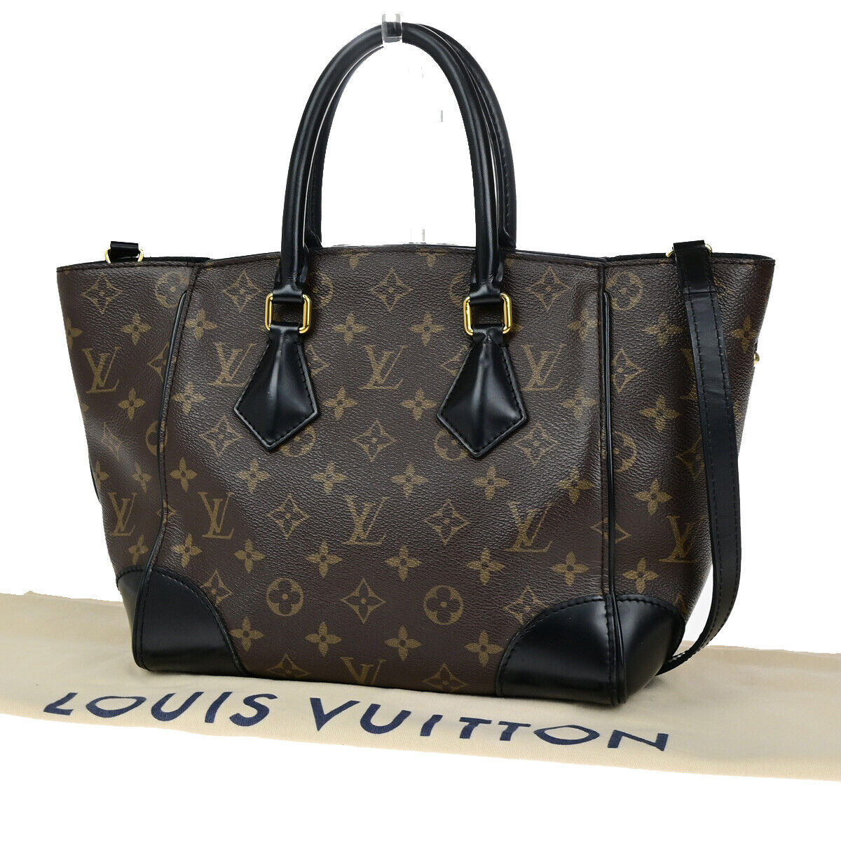 LOUIS VUITTON Phoenix PM 2Way Hand Bag Monogram Leather Brown BK M41538 601YG804