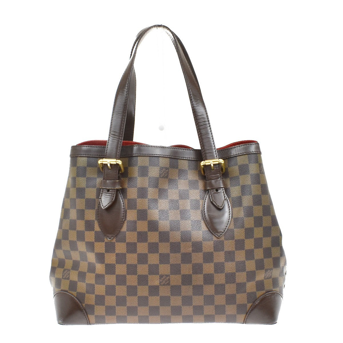 LOUIS VUITLOUIS VUITTON Hampstead MM Shoulder Bag Damier Leather N51204 16KB253