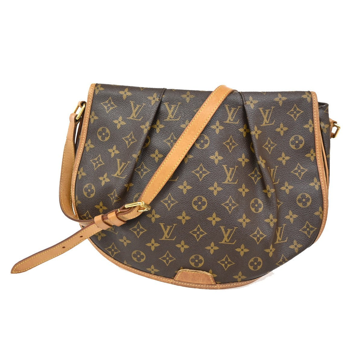 LOUIS VUITTON Menilmontant MM Shoulder Bag Monogram Leather BN M40473 85KB631