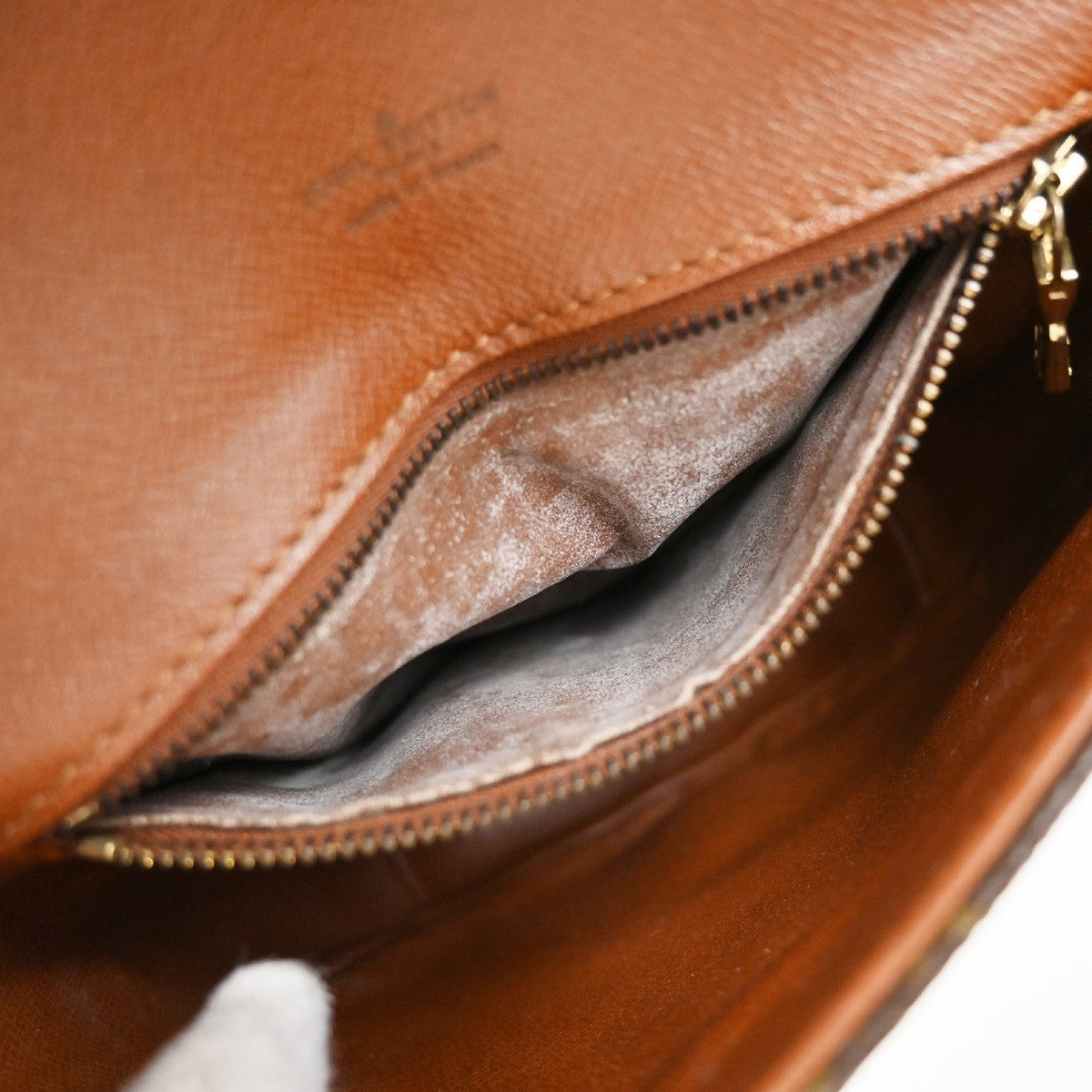 LOUIS VUITTON Chantilly PM Shoulder Bag Monogram Leather Brown M51234 30EF840