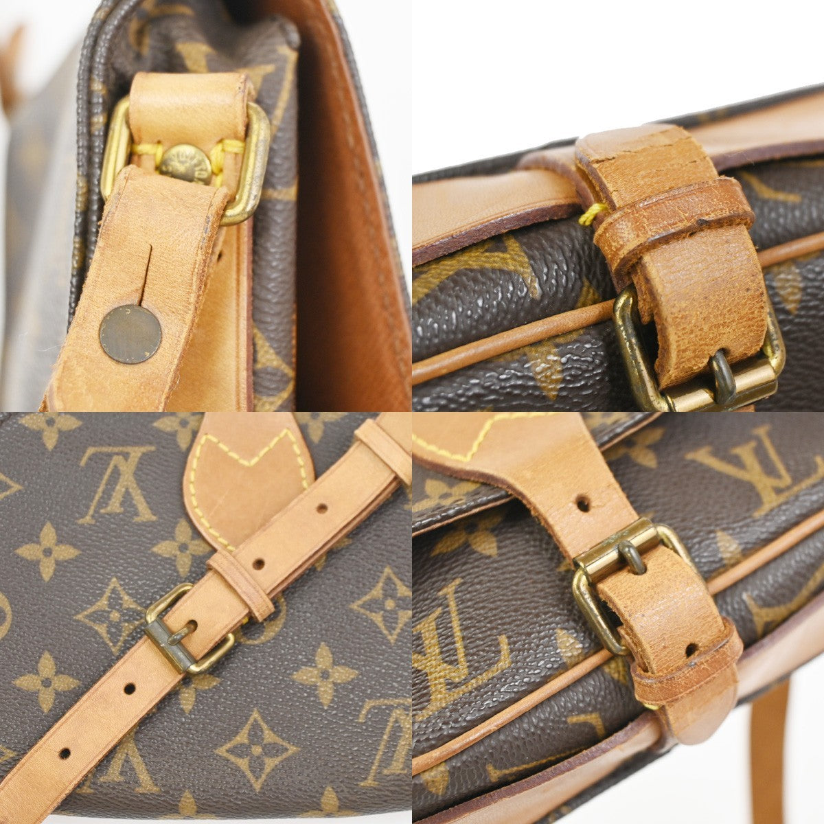 LOUIS VUITTON Mini Cartouchiere Shoulder Bag Monogram Leather BN M51254 34KD084
