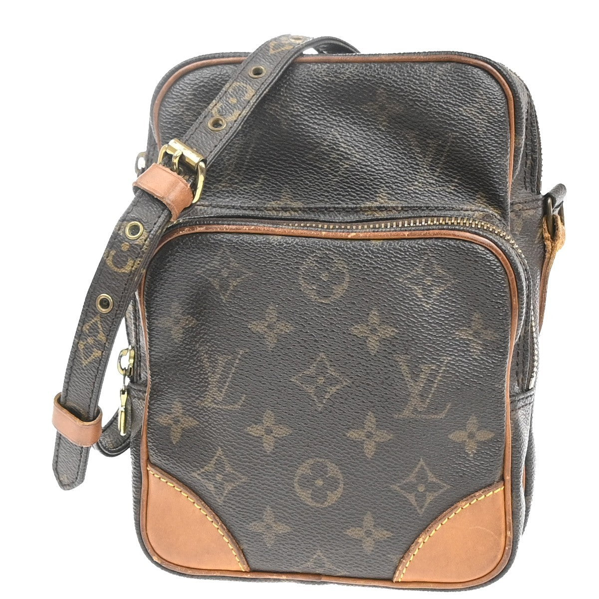 LOUIS VUITTON Amazon Crossbody Shoulder Bag Monogram Leather BN M45236 30KD040