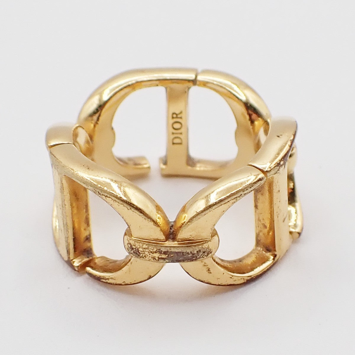 Dior CD Logo 30 Montaigne Ring Gold-Plated Accessory 02RF744