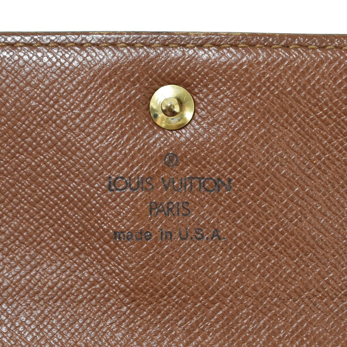 LOUIS VUITTON Porte Tresor Etui Papier Trifold Wallet Monogram BN M61202 02AD223