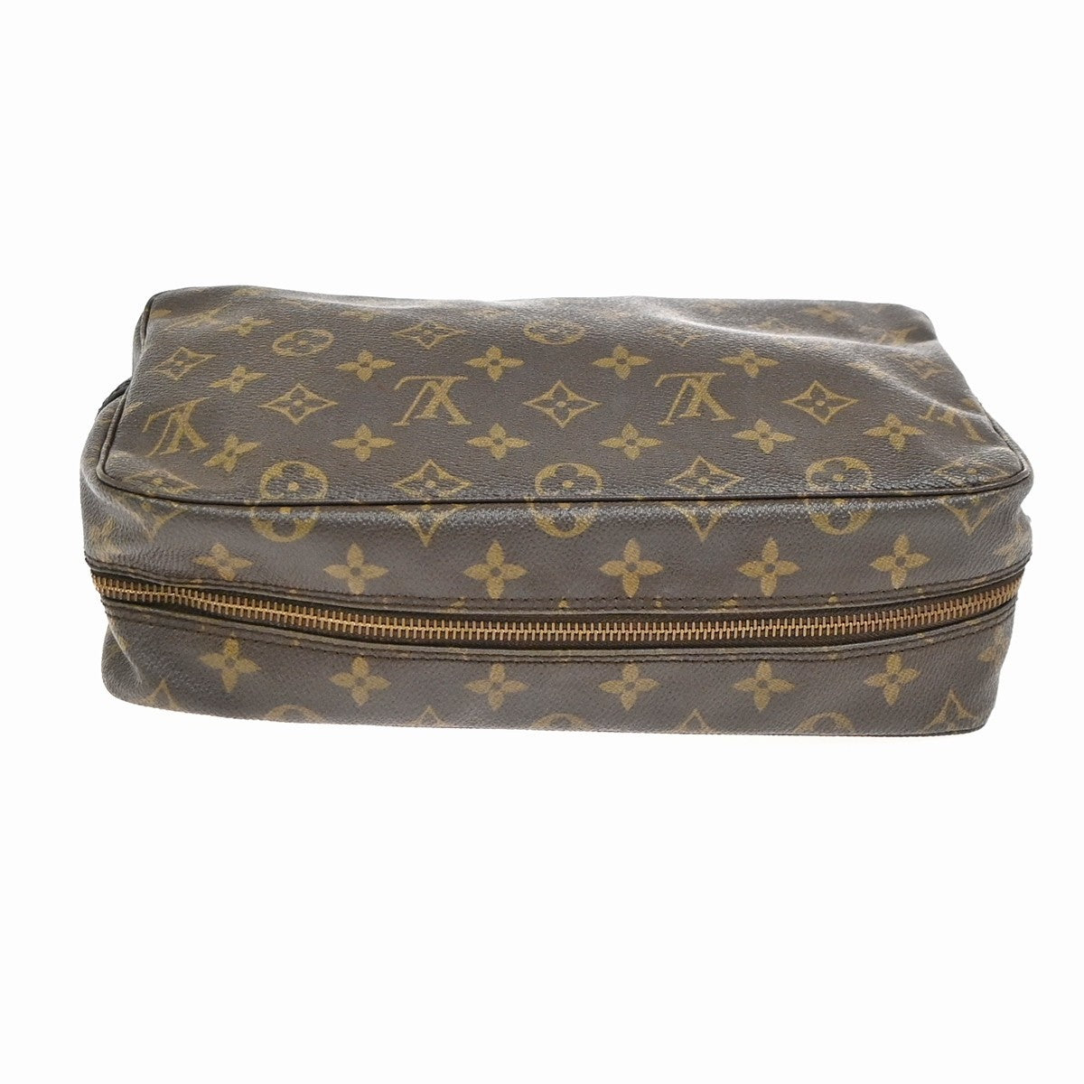LOUIS VUITTON Trousse Toilette 28 Clutch Hand Bag Monogram Brown M47522 62PA075