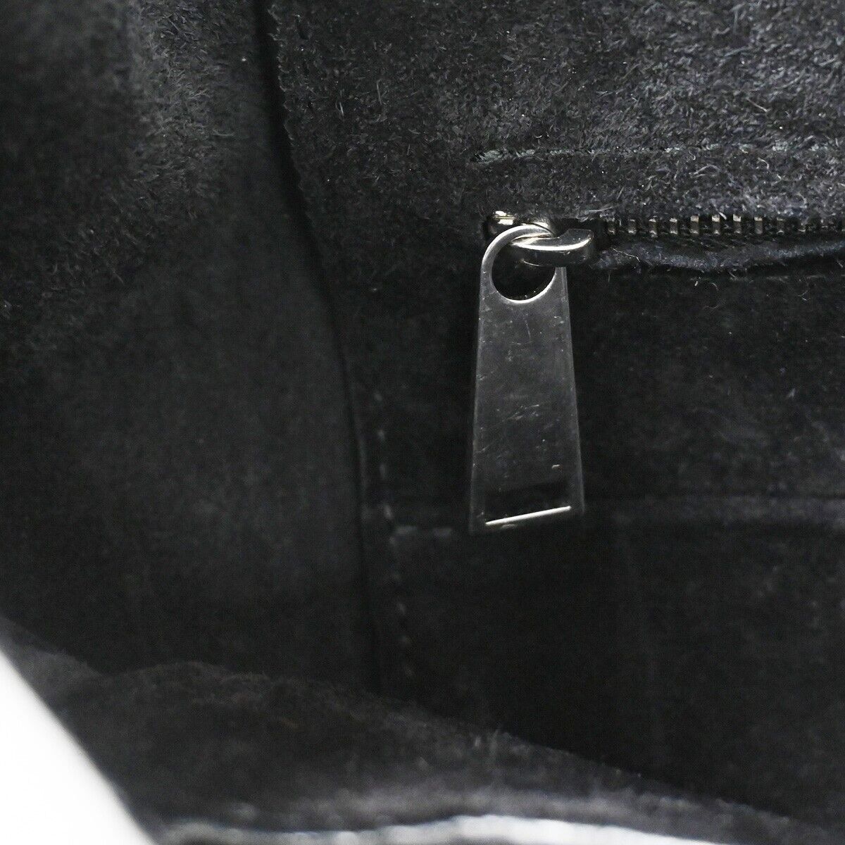 BOTTEGA VENETA Logo Shoulder Tote Bag embossing Leather Black Italy  75SH569