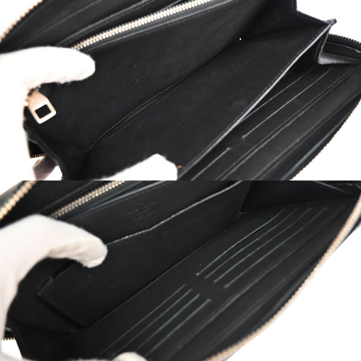 LOUIS VUITTON Zippy XL Long Bifold Wallet Damier Cobalt Leather N41590 14RH322