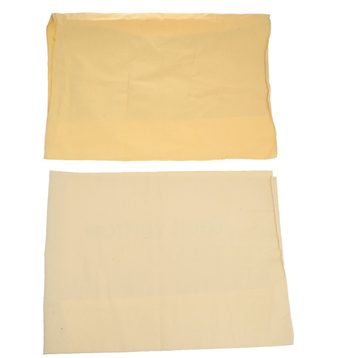 LOUIS VUITTON Logo 20 Set Drawstring Dust Bag Canvas Cotton Beige Brown 63EG382