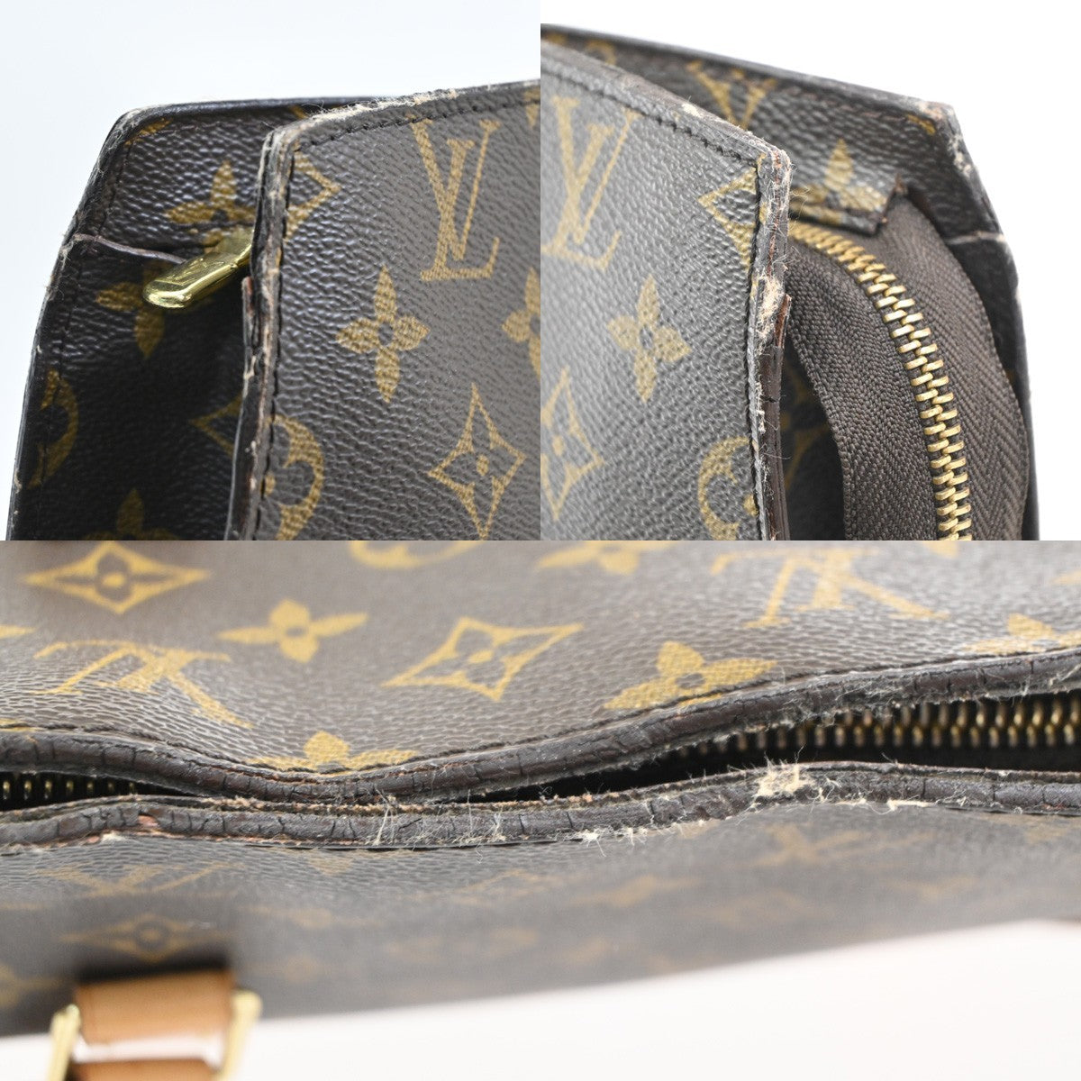 LOUIS VUITTON BABYLONE Shoulder Bag Monogram Leather Brown France M51102 81KC608