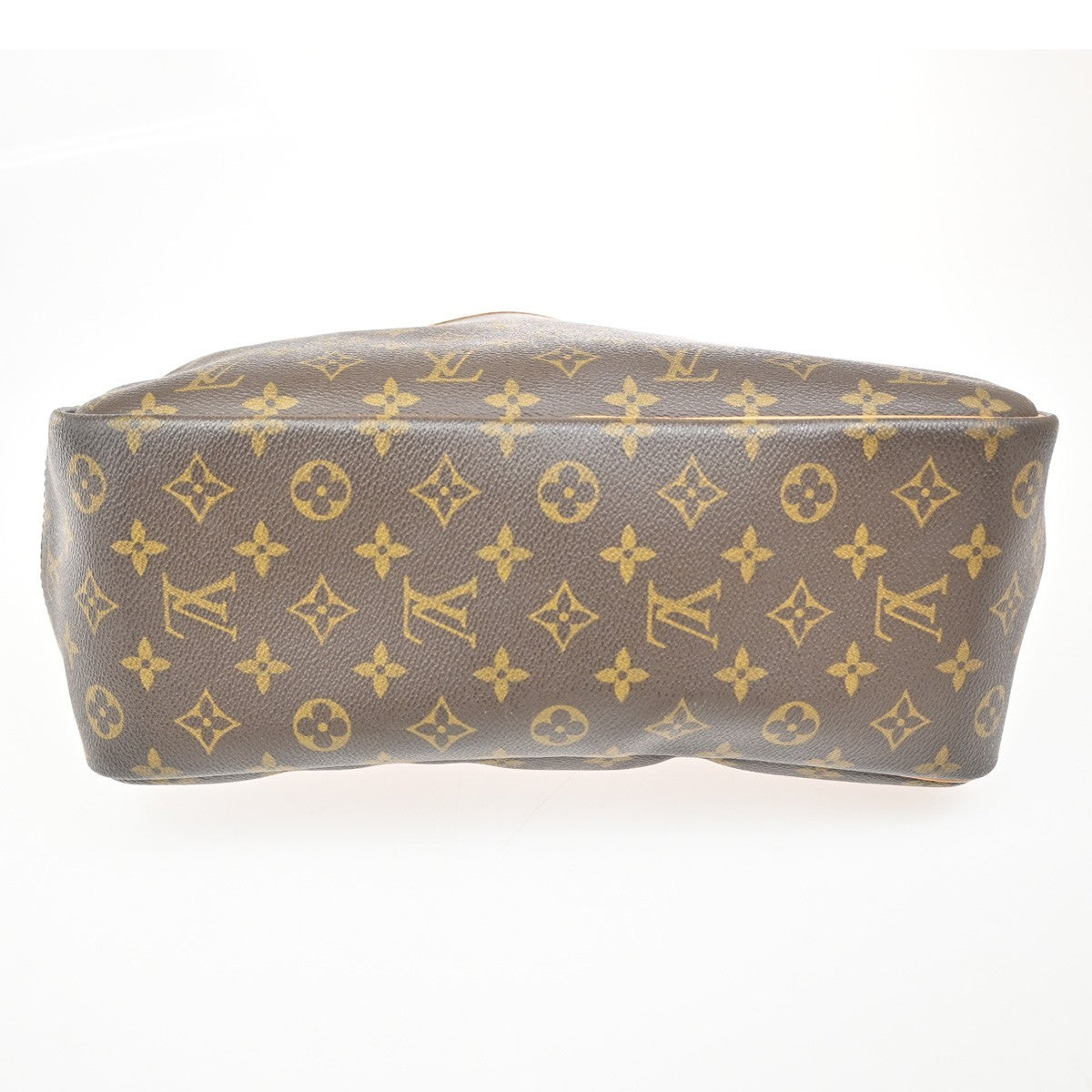 LOUIS VUITTON LV Logo Deauville Hand Bag Monogram Leather Brown M47270 75TA107