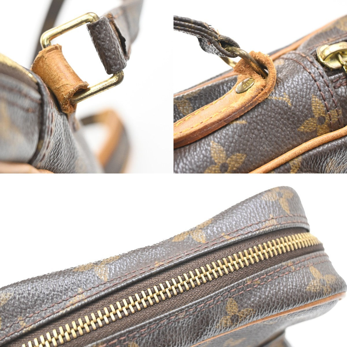 LOUIS VUITTON Amazon Crossbody Shoulder Bag Monogram Leather BN M45236 30FC157