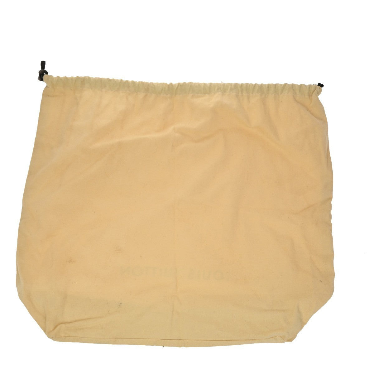 LOUIS VUITTON Logo 10 Set Dust Bag Drawstring Canvas Cotton Beige Brown 09KP190