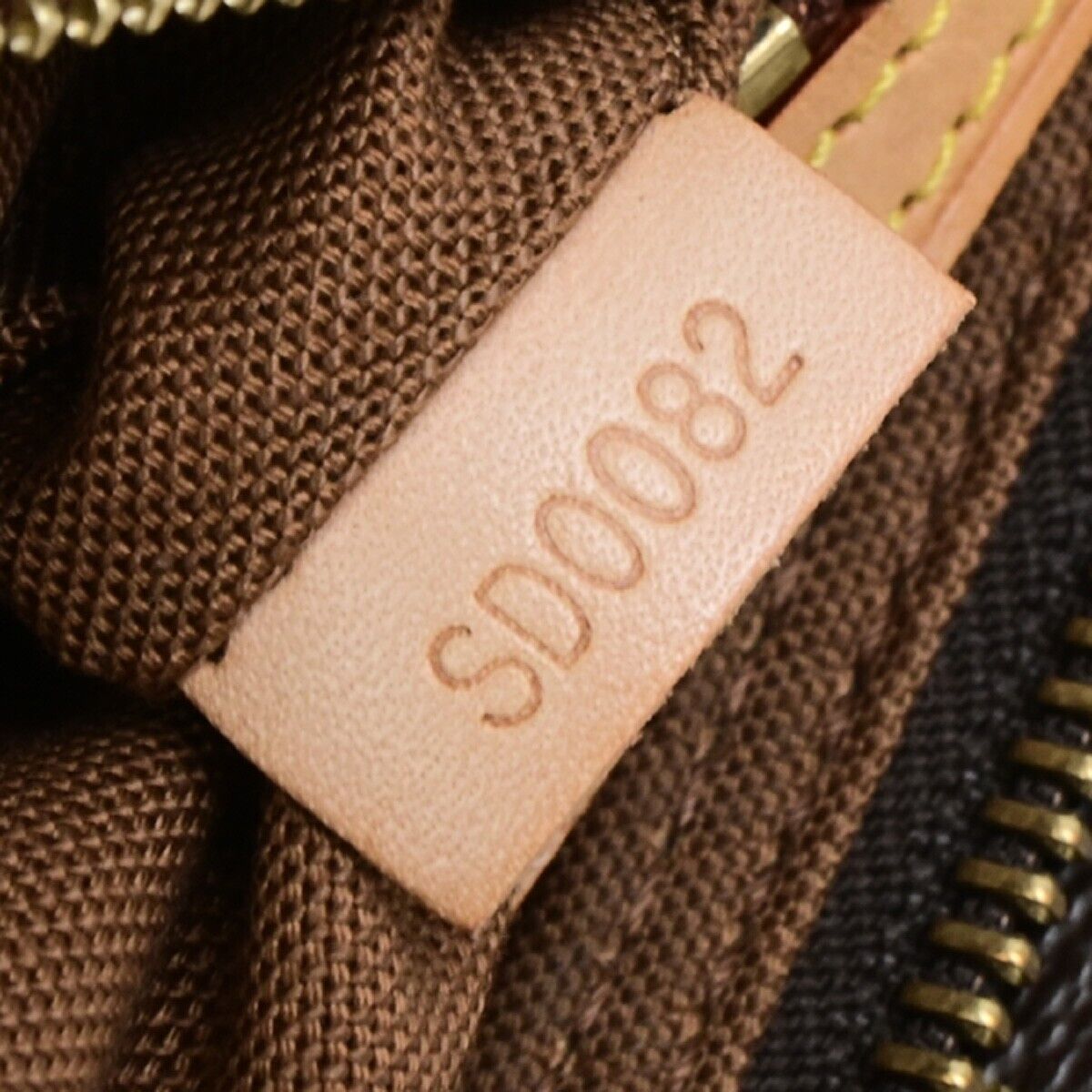 LOUIS VUITTON Logo Trotteur Shoulder Bag Monogram Leather Brown M51240 89ED501