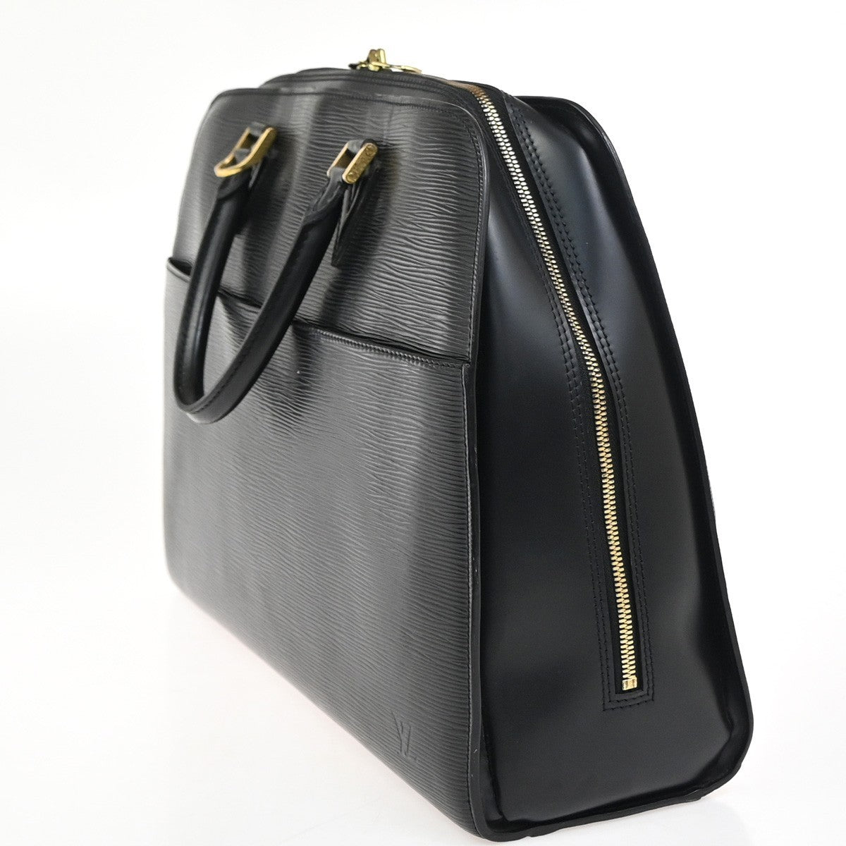 LOUIS VUITTON Sorbonne Business Hand Bag Epi Leather Black GHW M54512 34KC905