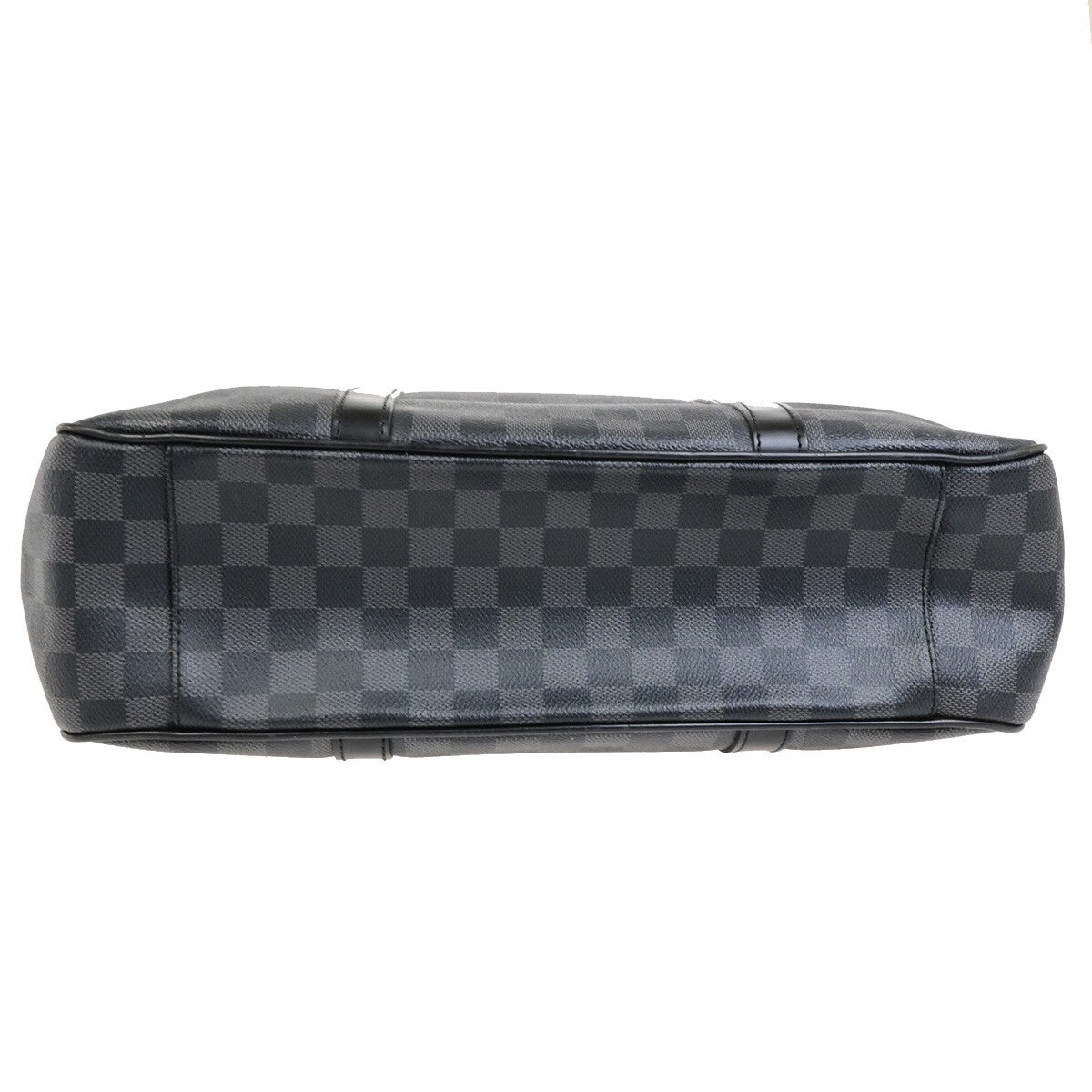 LOUIS VUITTON Tadao Shoulder Hand Bag Damier Graphite Leather BK N51192 18KB519