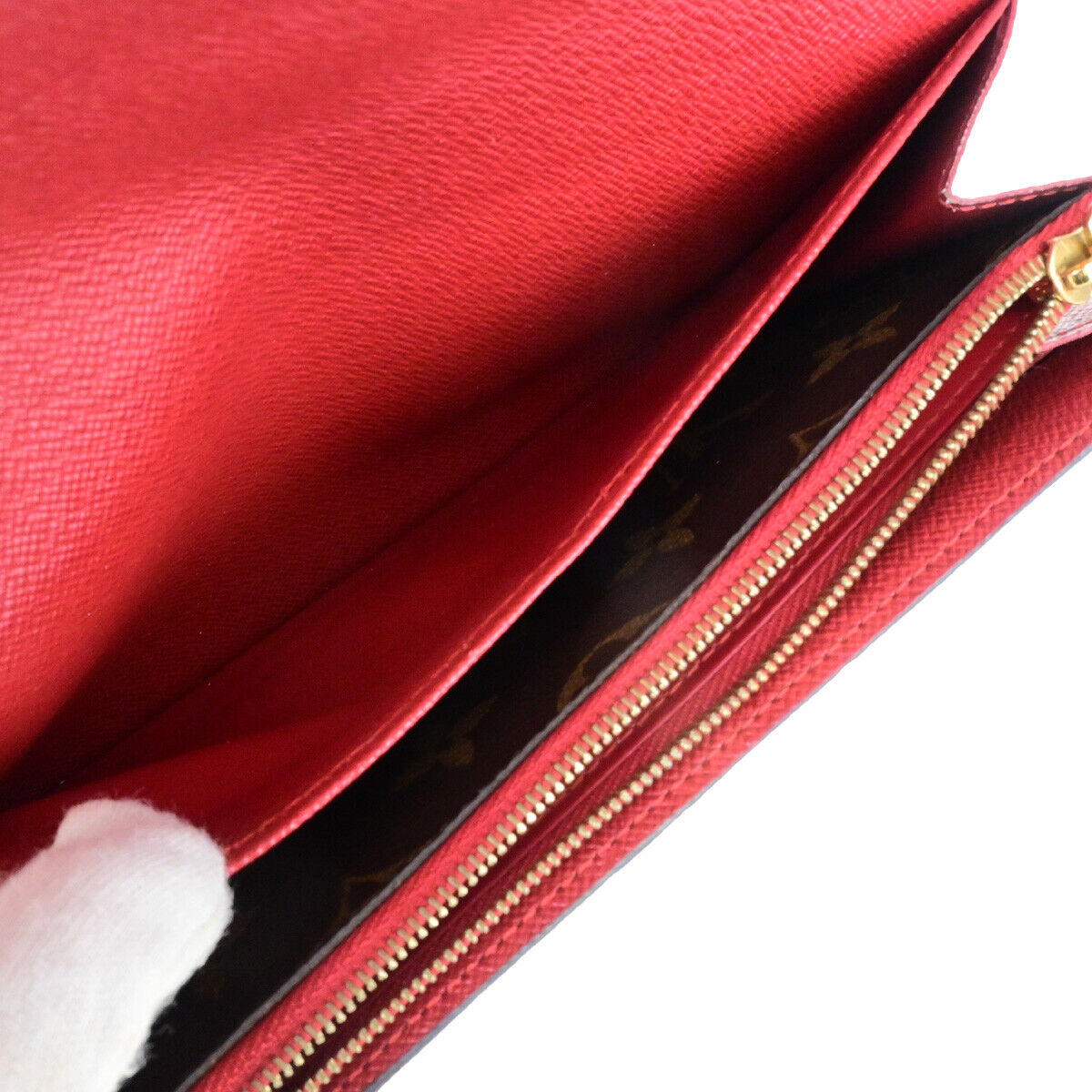 LOUIS VUITTON Sarah Retiro Long Wallet Monogram Leather BN RD M61184 30YG765