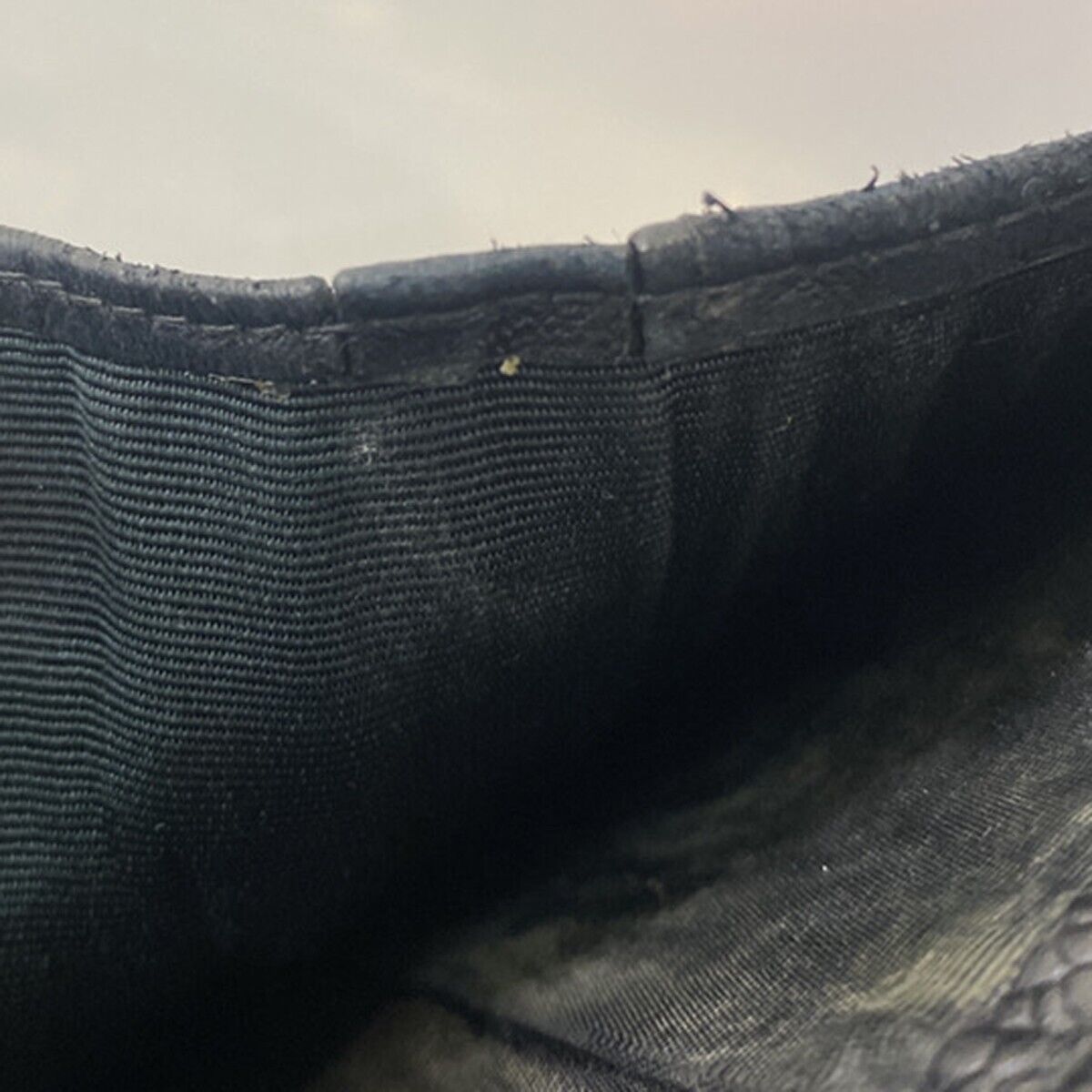 CHANEL CC Logo Compact Wallet Grained Calfskin Leather Black GHW France 87RK702